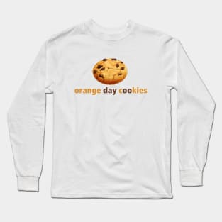 orange day cookies Long Sleeve T-Shirt